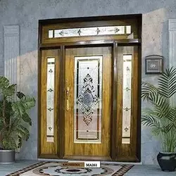 درب لابی چوبی لوکس کد 2673