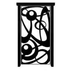 درب ورودی فلزی تک لنگه کد 2828