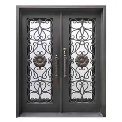 درب ورودی لابی فلزی کد 2934