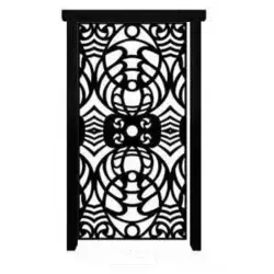 درب ویلا فلزی کد 2835