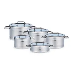 سرویس قابلمه ۱۰ تکه استیل کورس مدل CS 2065 - فروشگاه اینترنتی دیجی لایف