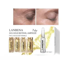 پک ویال ‌ضدچین‌ و چروک‌ رتینول و طلا لانبنا