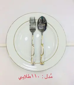 سرویس قاشق چنگال MGS مدل 110طلایی
