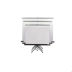پرده نمایش پایه دار ویدئو پروژکتور مدل ۱۸۰*۱۸۰ tripod