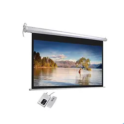 پرده نمایش برقی پروژکتور اسکوپ ۲۰۰*۲۰۰ ، SCOPE MATTE WHITE A