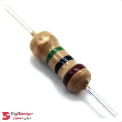 مقاومت 1 مگا اهم 1/4 وات - دیجی دستیار