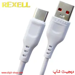 کابل شارژ تایپ C سی فست رکسل REXELL یک متر