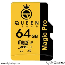 کارت حافظه 64 گیک میکرو microSDXC کوئین تک 633X U3 A2 V30