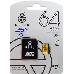 کارت حافظه 64 گیک میکرو microSDXC کوئین تک 633X U3 A2 V30