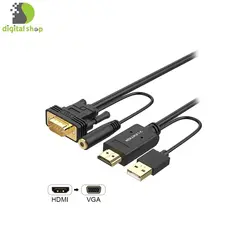 مبدل HDMI به VGA لنشن مدل VC-HPVA-P1 طول 2 متر