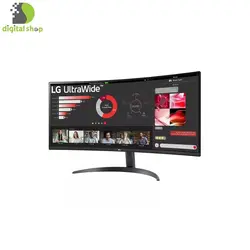 مانیتور خمیده ال جی مدل 34WR50QC-B سایز 34 اینچ