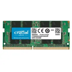 رم لپ تاپ DDR4 تک کاناله 2666 مگاهرتز CL19 کروشیال مدل CT4G4SFS8266 ظرفیت 4 گیگابایت