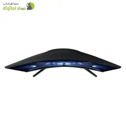 مانیتور خمیده مخصوص بازی سامسونگ مدل LC27G55TQ-W سایز 27 اینچ