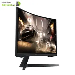 مانیتور خمیده مخصوص بازی سامسونگ مدل LC27G55TQ-W سایز 27 اینچ