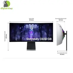 مانیتور خمیده گیمینگ سامسونگ مدل LS34BG850NMXUE