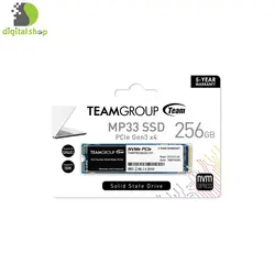 اس اس دی اینترنال تیم گروپ مدل MP33 M.2 ظرفیت 256 گیگابایت