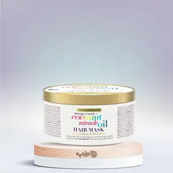 ماسک مو او جی ایکس سفید بدون سولفات روغن نارگیل حجم ۳۰۰ میلی‌لیتر