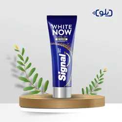 خمیر دندان سفید کننده فوری گلد سیگنال White Now Gold حجم 75