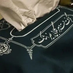 کاور دستمال کاغذی گلاب اشک