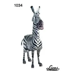 پازل چوبی 12 تکه طرح گورخر کد 1034