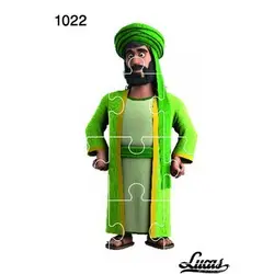 پازل چوبی 12 تکه طرح مرد کد 1022