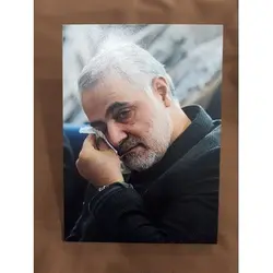 تخته شاسی رومیزی با طرح حاج قاسم سلیمانی
