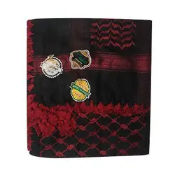 چفیه عربی مشکی قرمز