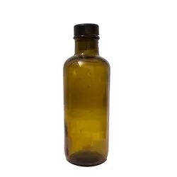 شیشه بی بی گل متوسط قهوه ای، طرح (ساحل)