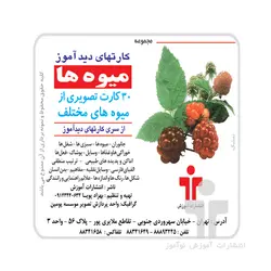 کارت دید آموزمیوه ها
