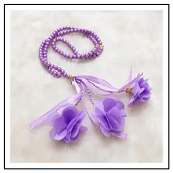 تسبیح مروارید گلدار(سایز 6)