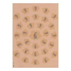 کاغذ کادو کرافت بته جقه (کد167)