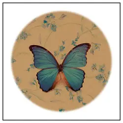 کاغذ کادو کرافت پروانه (کد170)