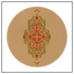 کاغذ کادو کرافت تذهیب (کد173)