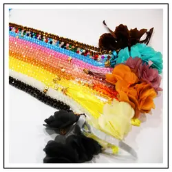 تسبیح کریستال گلدار (سایز۶)