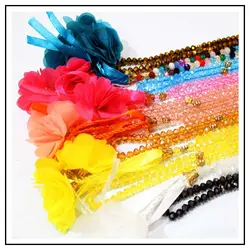 تسبیح کریستال گلدار (سایز۶)