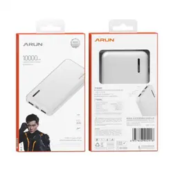 پاوربانک آران مدل  Arun mini3 ظرفیت 10000 میلی آمپر ساعت باگارانتی
