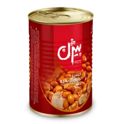 بیژن کنسرو لوبیا با قارچ 380 گرم