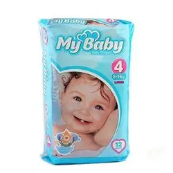 پوشک مای بی بی سایز 4 نرمال استیکر دار