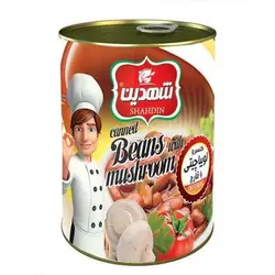 شهدین کنسرو لوبیا باقارچ کلیدی