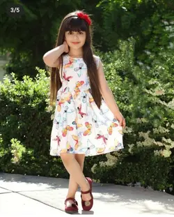 ✅سارافون نخی طرح قلب و پروانه