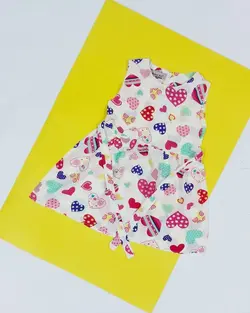 ✅سارافون نخی طرح قلب و پروانه