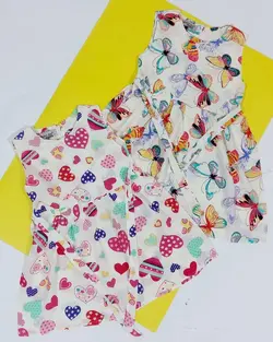 ✅سارافون نخی طرح قلب و پروانه