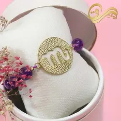 دستبند ماه تولد نقره