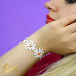 دستبند گل بهاری