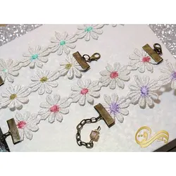 دستبند گل بهاری