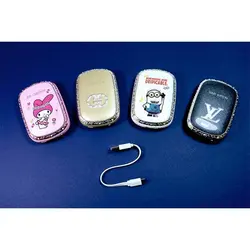 پاوربانک شارژر همراه 2000 میلی آمپر طرح فانتزی