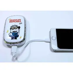 پاوربانک شارژر همراه 2000 میلی آمپر طرح فانتزی