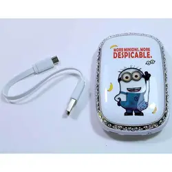 پاوربانک شارژر همراه 2000 میلی آمپر طرح فانتزی