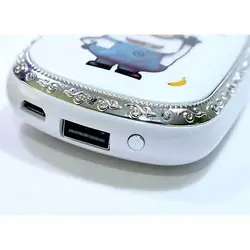 پاوربانک شارژر همراه 2000 میلی آمپر طرح فانتزی