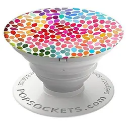 پاپ سوکت خال خالی رنگی رنگی Colorful polkadot popsocket